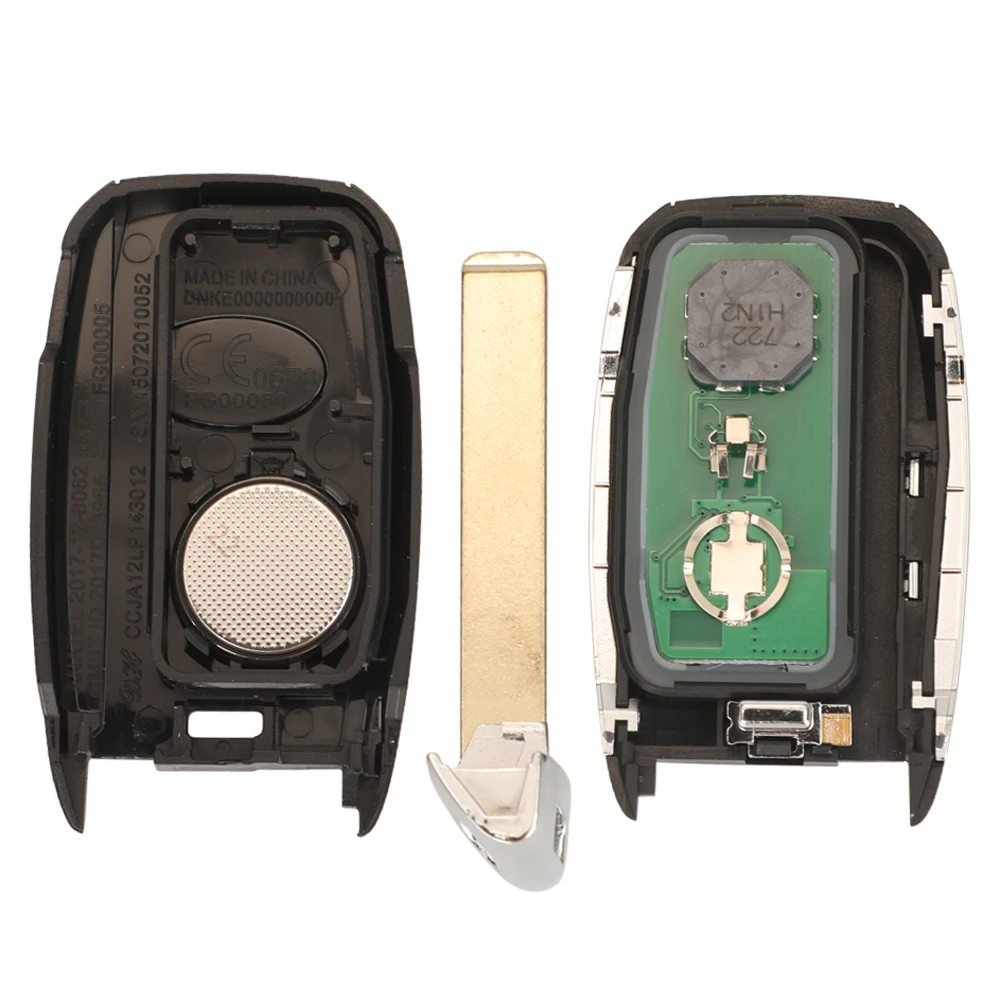 Jingyuqin Интеллектуальный Дистанционный Ключ От Автомобиля 3 Кнопки 433