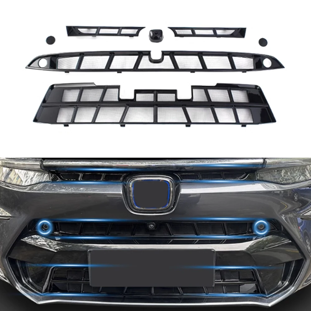 

Для Honda Breeze 2023 2024 2025 внешние автомобильные аксессуары, сетка для решетки, защитный чехол от насекомых, передний бампер, сетчатая решетка, защита
