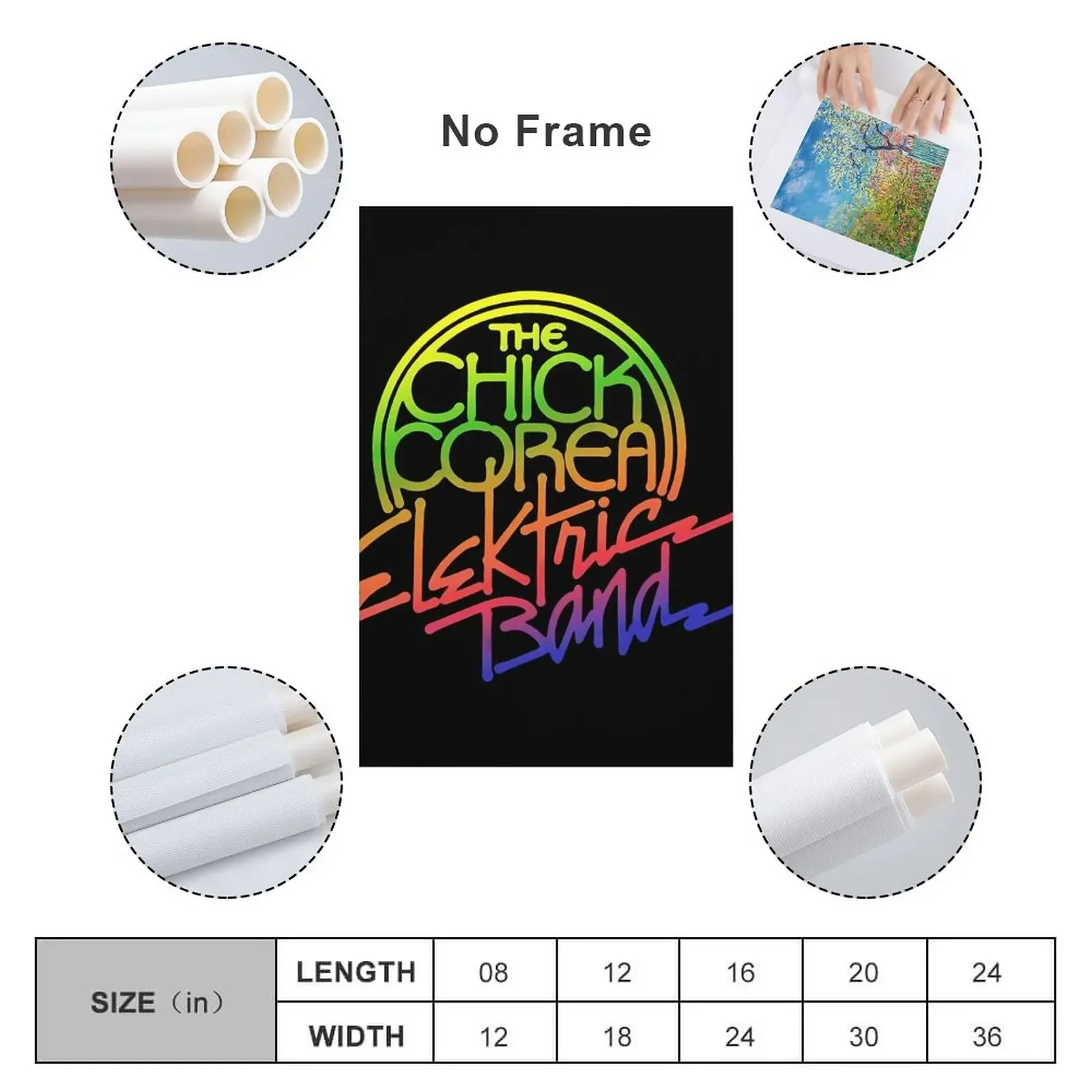 Классическая футболка Chick Corea Electric Band холст картина картины на стене винтажный