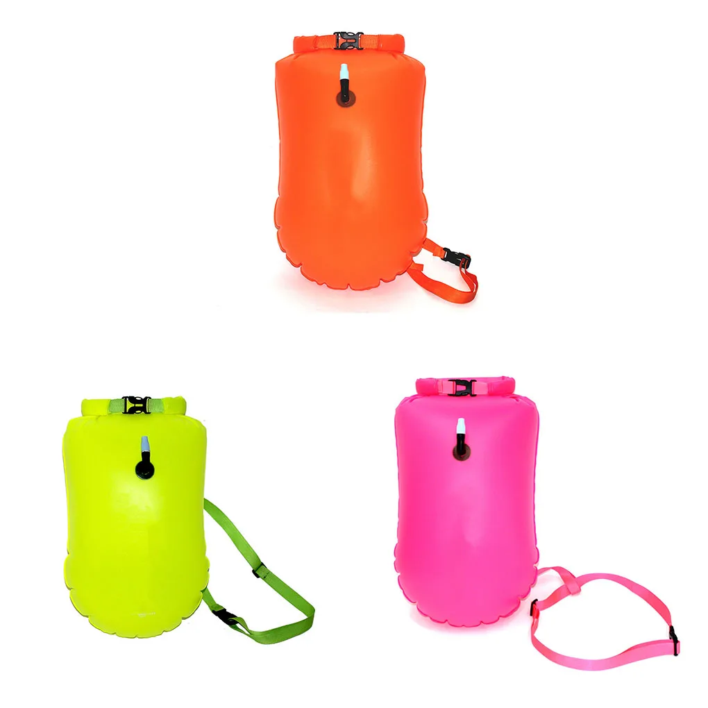 

Надувная воздушная подушка для плавания с поясным ремнем, буй, уличный аксессуар для водных видов спорта, дрифтинга, Сноркелинга, розово-кра...