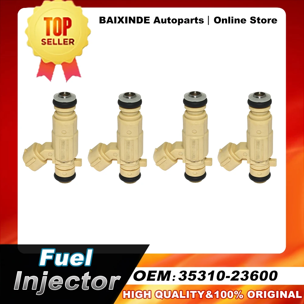 

4 шт. OEM 35310-23600 Топливная форсунка для Hyundai Santa Fe Tucson Elantra Tiburon Kia Optima Rondor Soul Sportage 04-10