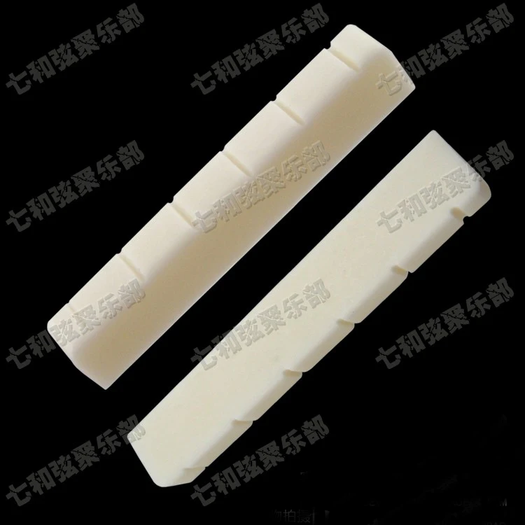 

5 Pcs/lot Bone 6 String Slotted Classic Guitar Nuts (50 x 6 x 9-8.5mm)