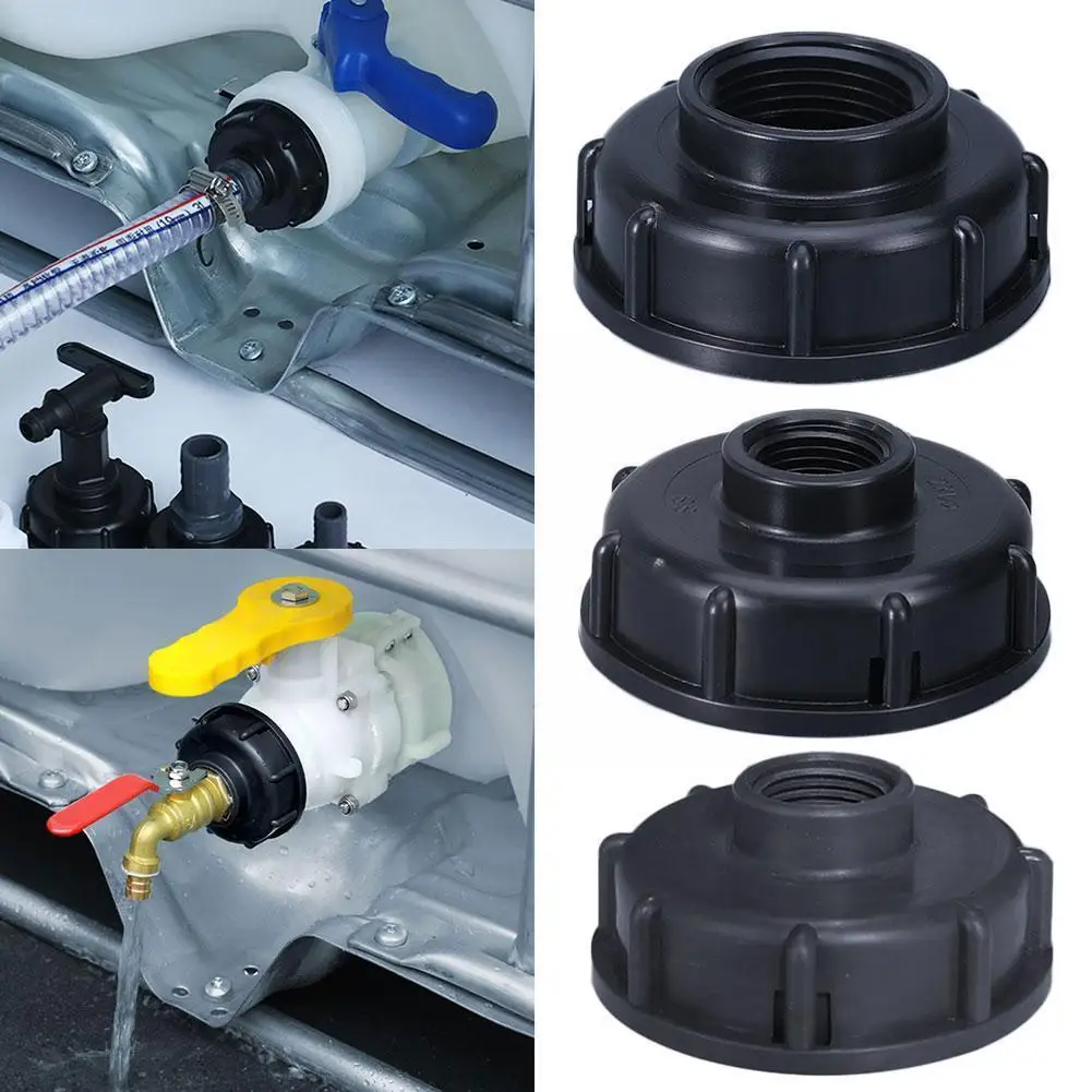 Durable Water IBC Tank Fittings S60X6 Coarse Threaded To 1/2"" Adaptor Connector Garden Tank Hose 3/4"" Adapter 1"" P1K6