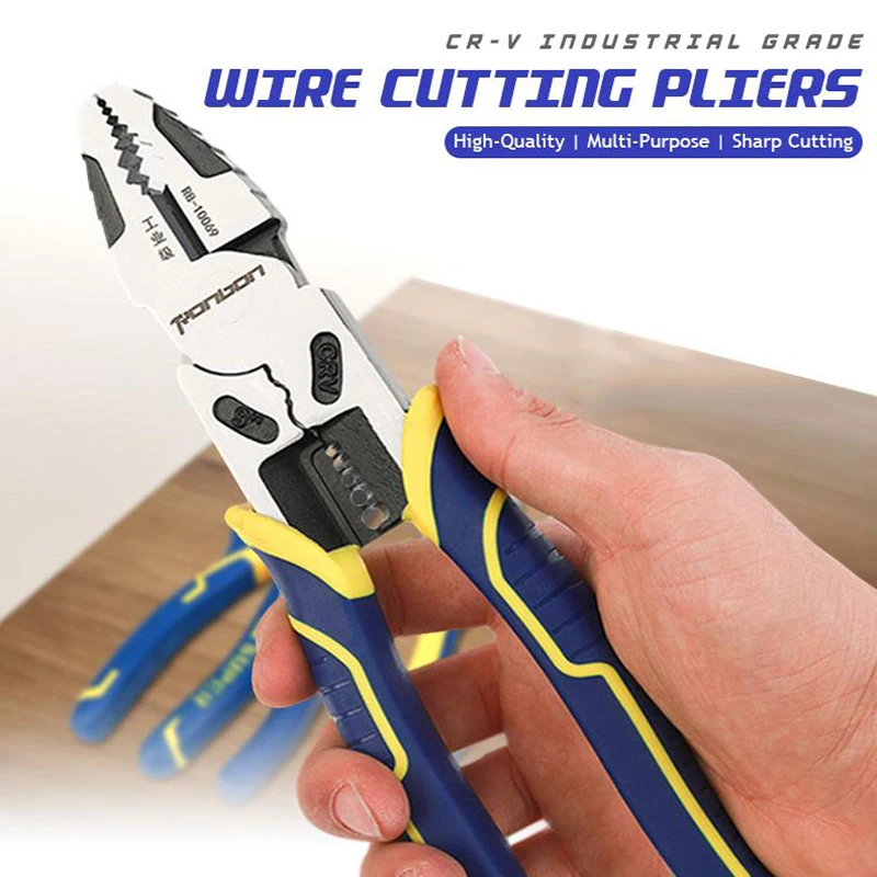

Combination Pliers Cable Scissors Diagonal Long Nose Multifunctional Crimping Tool For Electrician Hand Tools