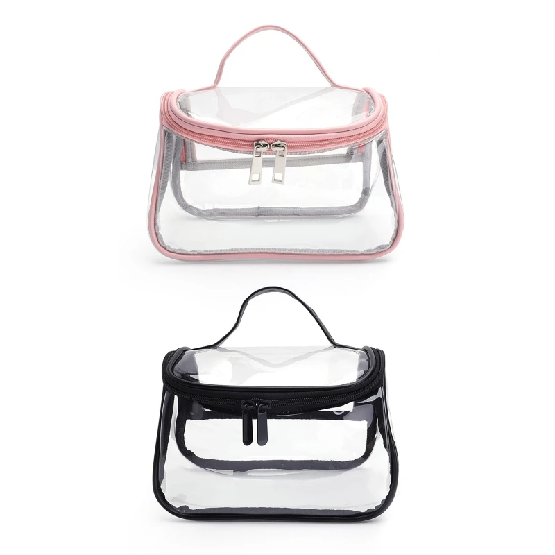 

Clear Makeup Bag Organizer - Multifunction Large Waterproof Portable Travel Makeup Cosmetic Bag Toiletry Bag Beauty Case