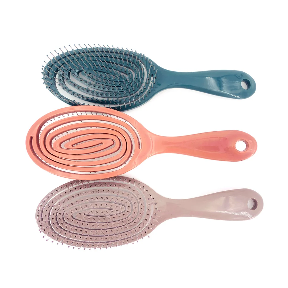 Расслабляющая эластичная Массажная расческа портативная щетка для волос головы