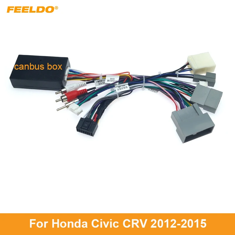 16pin Android Power Calbe Adapter For Honda Civic Crv Media Wiring Harness