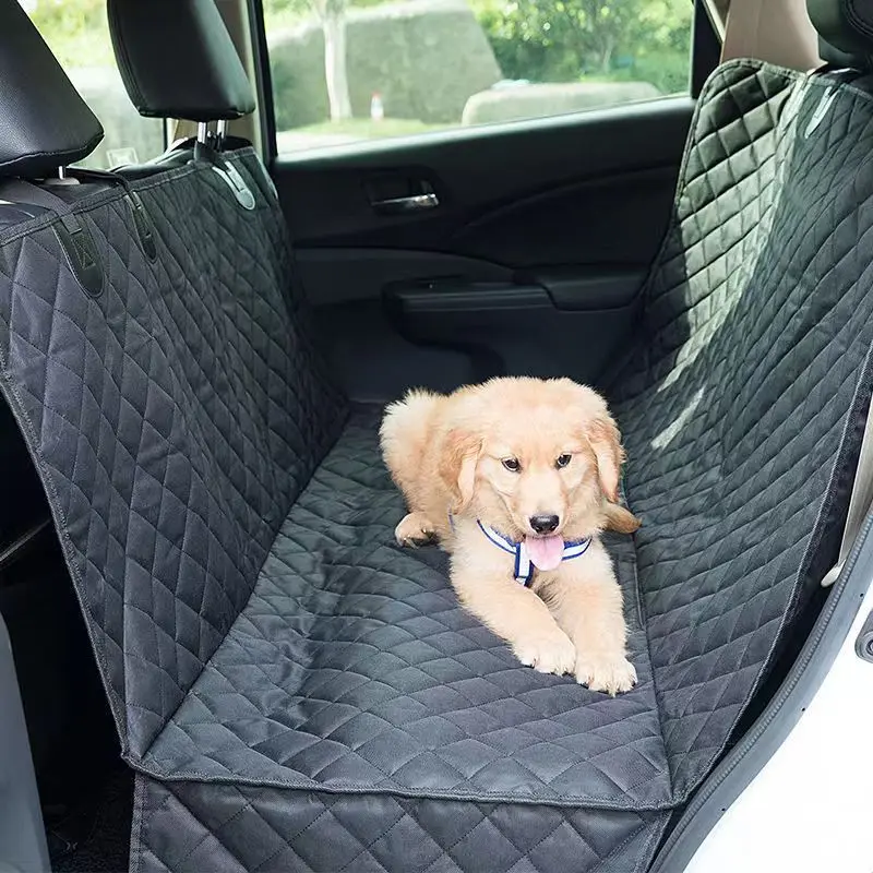 

Pet Dog Car Seat Cover Waterproof Dog Seat Cover with Side Flaps Pet Seat Cover for Back Seat Black Carrier Hammock Convertible