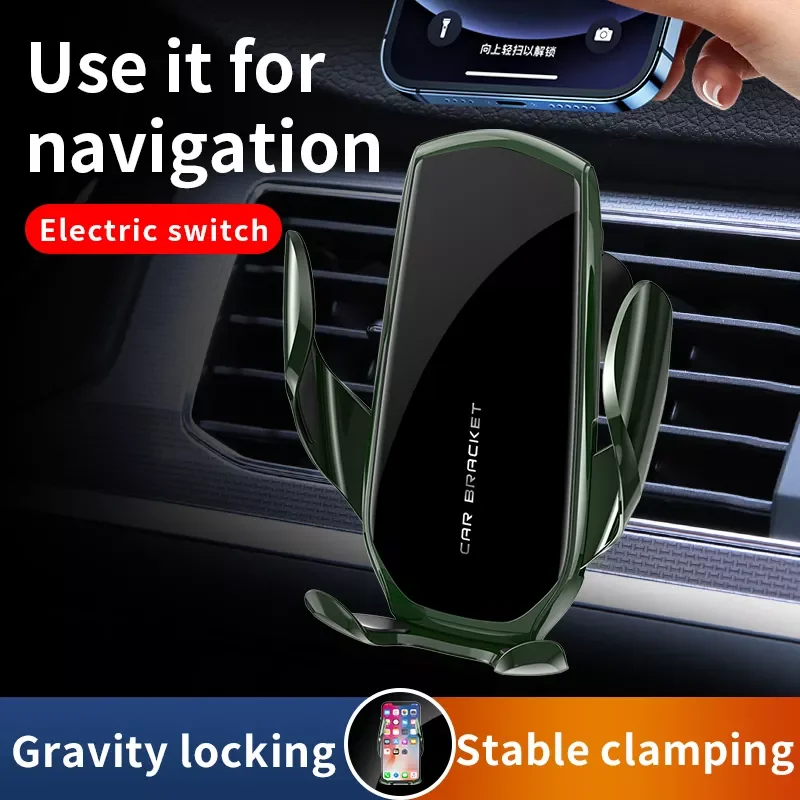 

Gravity Car Holder For Phone in Car Air Vent Mount Clip Cell Holder No Mobile Phone Stand Support Smartphone Voiture