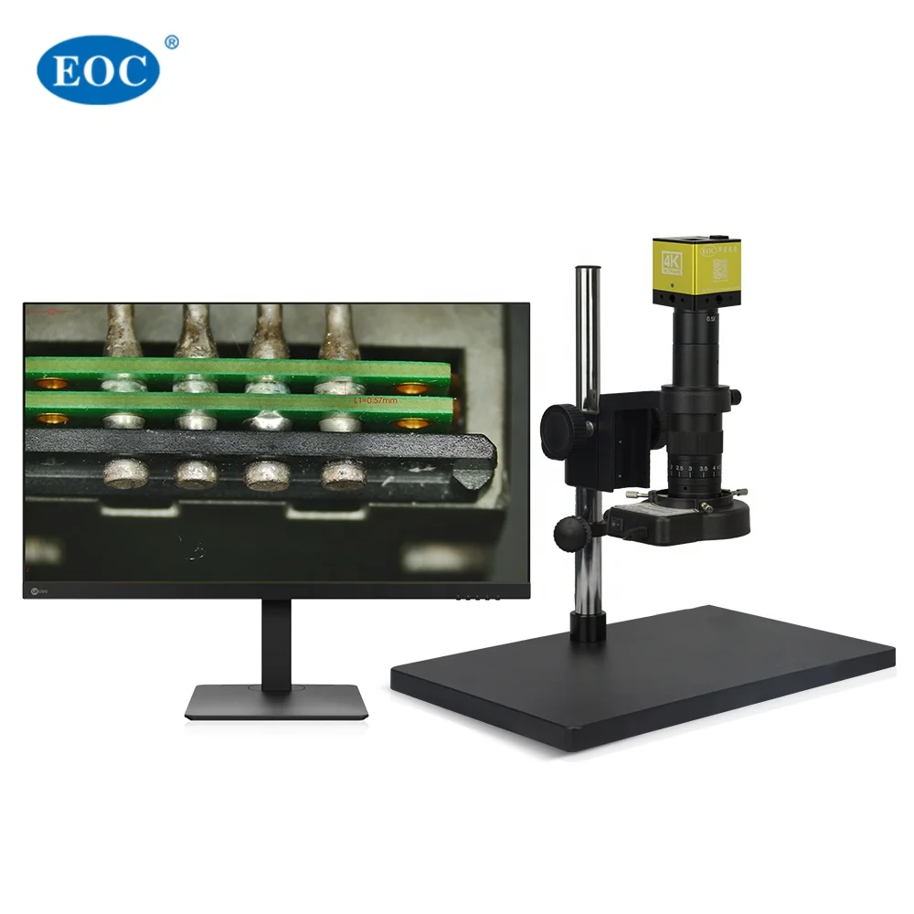 

Микроскоп EOC, новинка 2021, реальное разрешение 4K 3840x2160, фотография x HD, промышленная камера, цифровой микроскоп, цена