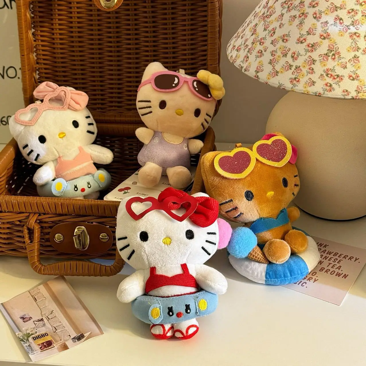 Оригинальный милый мультфильм Hello Kitty высокая красота круг для плавания бикини