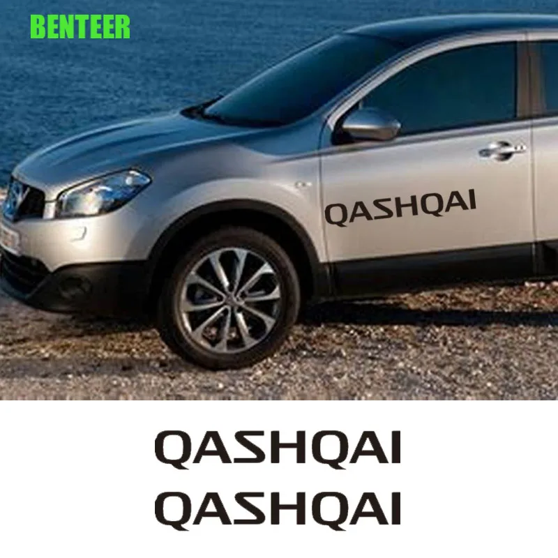 Наклейка на кузов автомобиля KK для Nissan QASHQAI J10 J11 2 шт.
