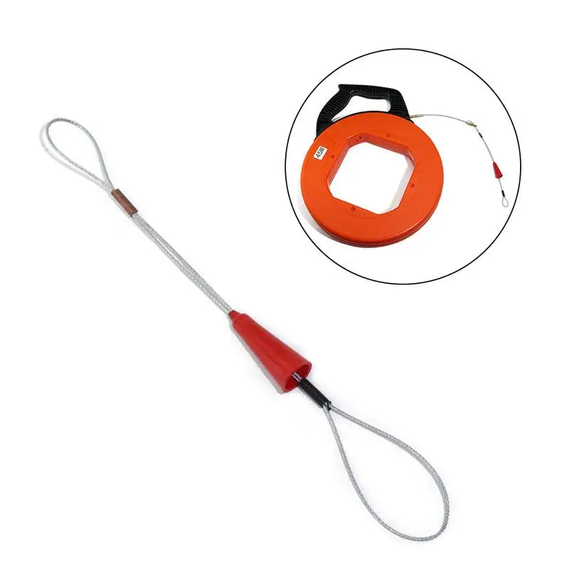 

Pcs Red Wire Traction Tape Fastener Tool For Electrical Fish Tape Cable Puller Power Tool