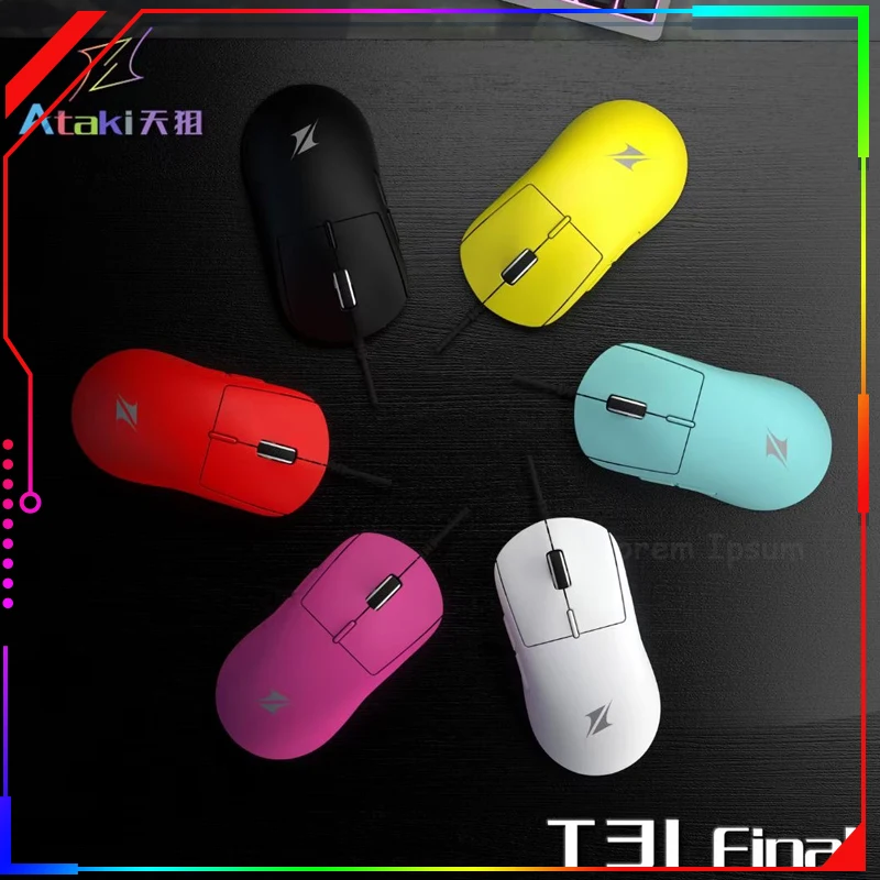 

Ataki T31 Final Gpw Wired Gaming Mouse Esports Lightweight Mouse Computer Professional Portable Mice For Gamer Laptop Office Mac