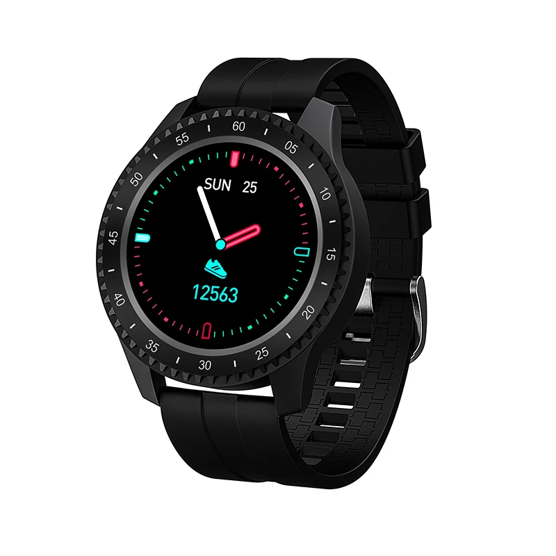 

SWL F17 sports bracelet full circle full touch heart rate blood pressure sleep monitoring smart bracelet call information remind