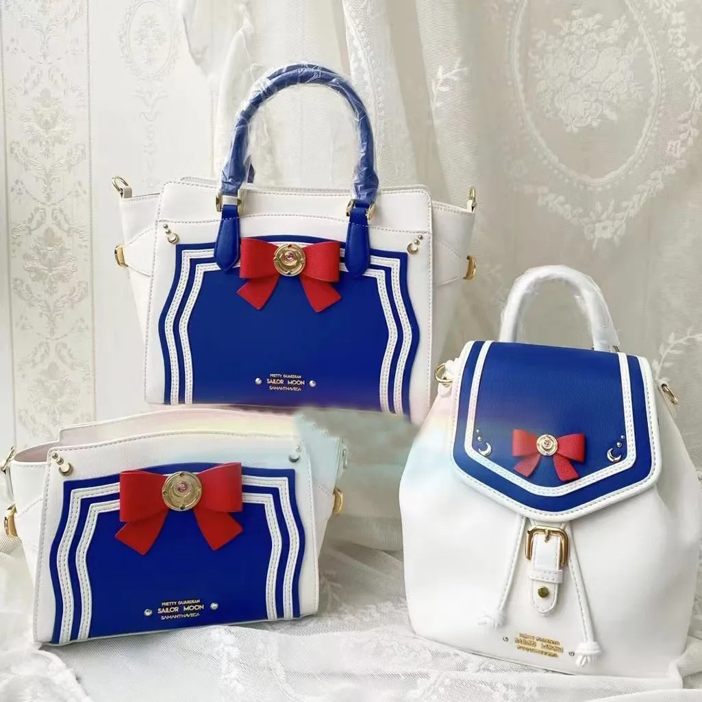 

Anime Sailor Moon Bag Cosplay Samantha Vega Luna Shoulder Bag For Women Handbag Ladies Girls School Student PU Leather Backpack