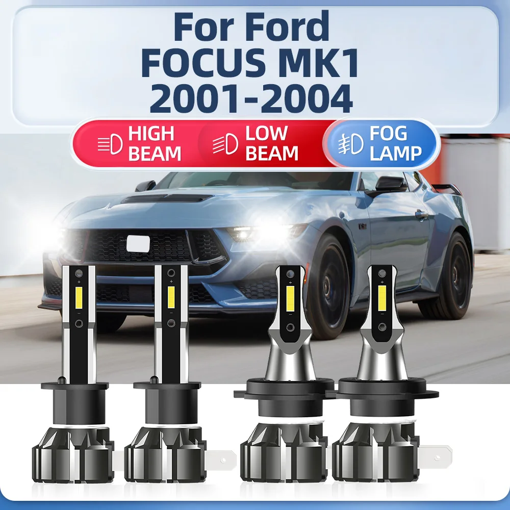 Супер яркая фонарь 240 Вт головного света 6000 лм чипы CSP автомобильные фары 2001 K