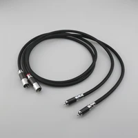 pair hi end copper silver mixed rca to xlr male female balanced audio cable hifi xlr cable