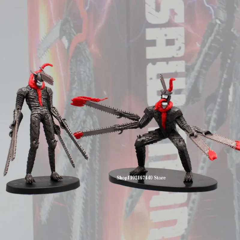 Chainsaw Man Action Figures Gk Demon Hunter Denji Statue Pvc Collection Toys Dolls Gift
