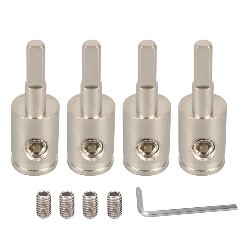 

4 Sets 4GA to 8GA Car Audio Wire Terminal Power Cord Input Reducers Auto Parts