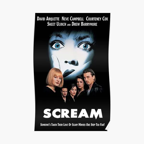 

Scream Movie Poster Modern Wall Funny Print Room Decor Art Mural Home Vintage Decoration Picture Painting No Frame