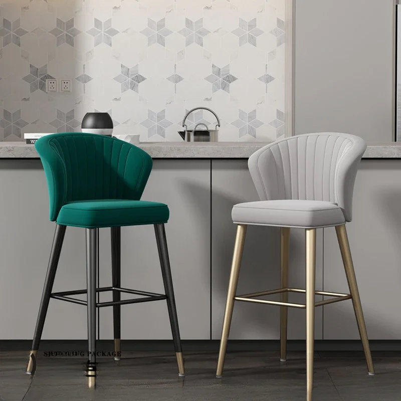 

Современные барные стулья, эргономичные уличные высокие дизайнерские скандинавские барные стулья для кухни, гостиной, табурет, барная мебель SR50BC
