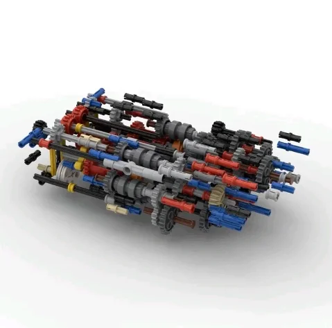 

Набор технических 12-скоростных моделей редукторов MOC, 399 шт., набор строительных блоков, электронные чертежи, высокотехнологичные кирпичи, игрушки «сделай сам», подарки