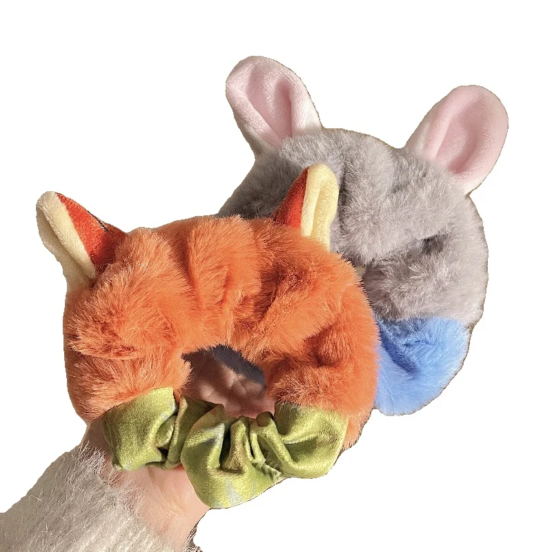 Плюшевая повязка для волос Fox Nick серия Crazy Animal веревка Джуди женская на голову с