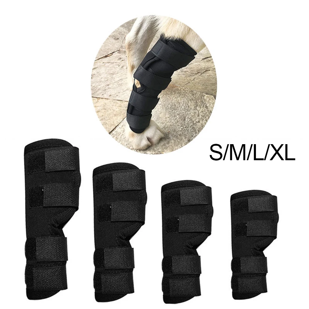 

1pair Dog Knee Pad Leg Knee Pad For Dogs Recovery Bandage Anti-lick Wound Dog Auxiliary Fixed Joint Protector Dog Accessories