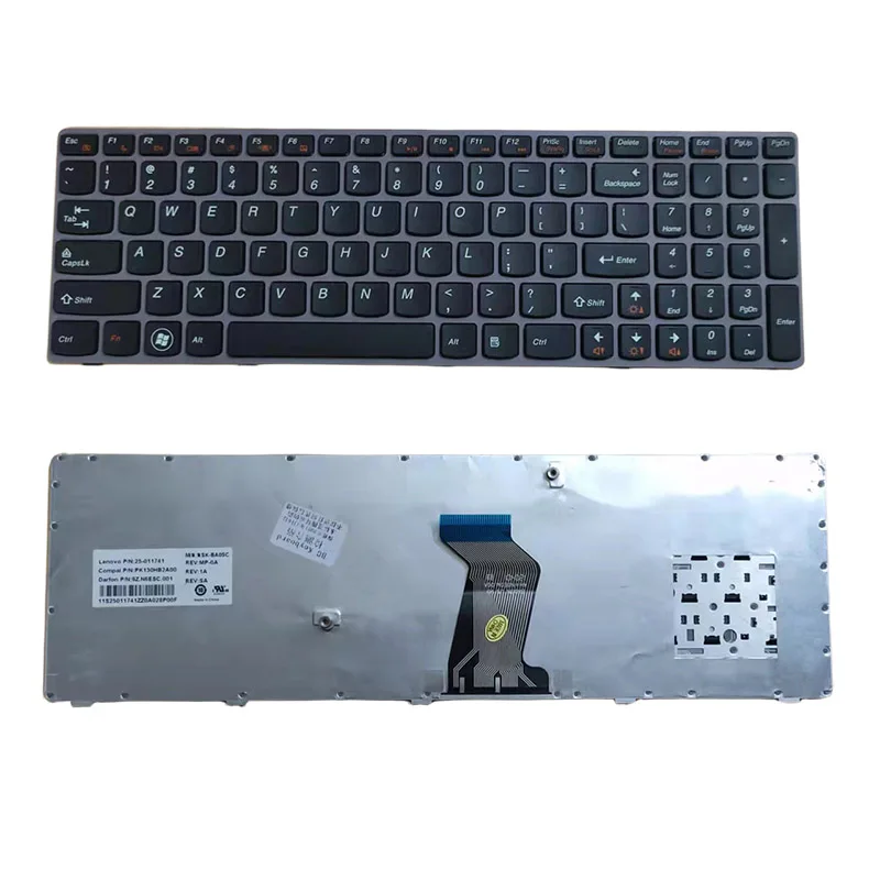 Новая клавиатура для ноутбука Lenovo y570, y570n, y570i7, y570, Y570D, Y570NT, Y570P