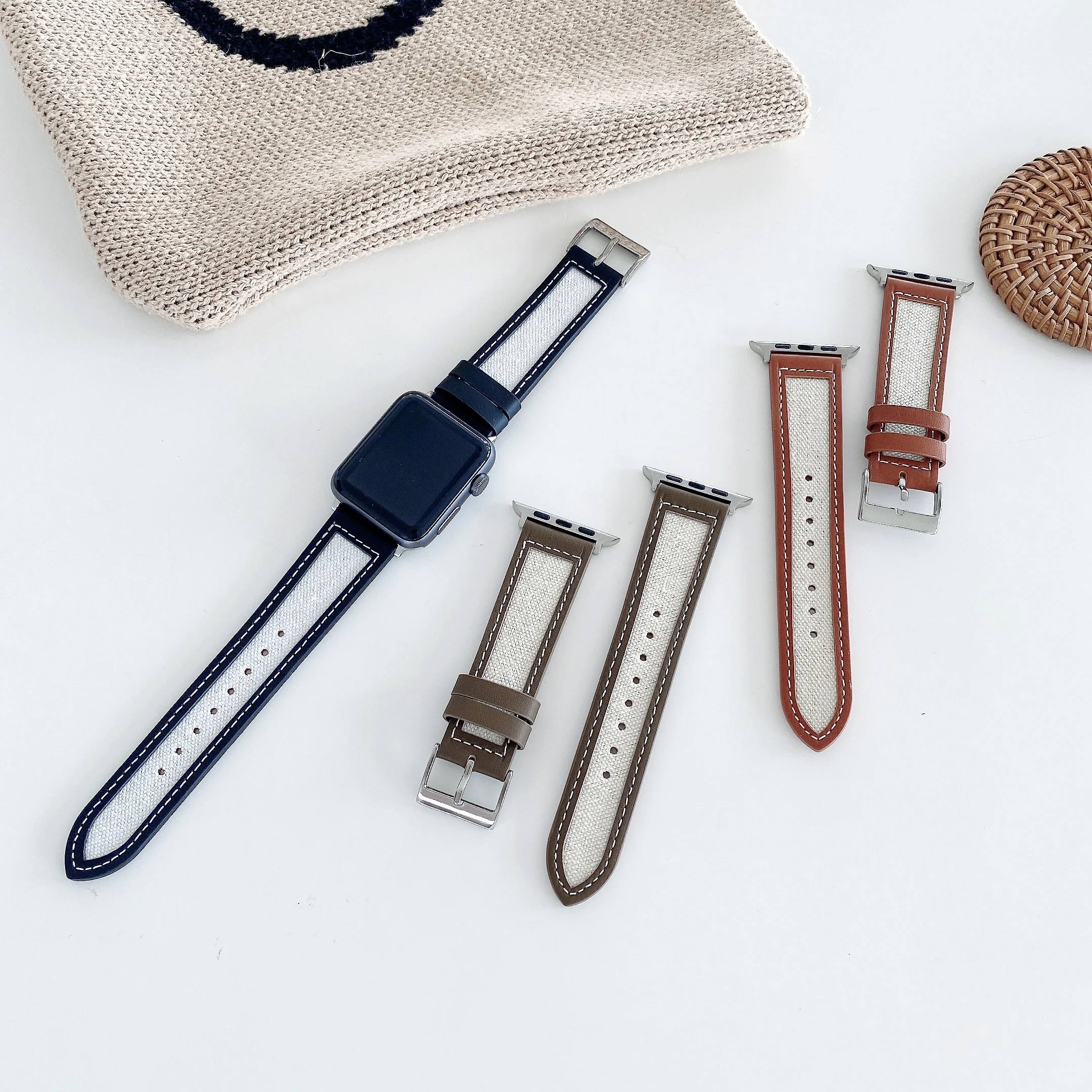 Ремешок из натуральной кожи для Apple Watch Band 41 45 мм 40 44 38 42 браслет часов iWatch SE 7 6 5 4 3 2 |