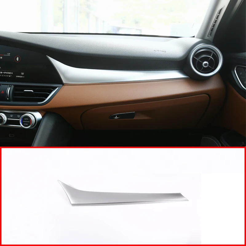 

Автомобильные аксессуары для Alfa Romeo Giulia 2017 2018 1 шт. ABS Co-Pilot декоративная крышка панели для левой ручки водителя