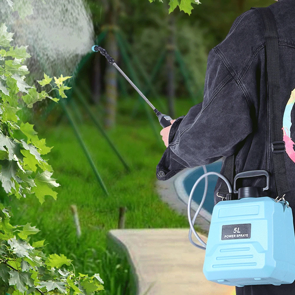 Электрический распылитель сорняков 5л с телескопическим стержнем ручной