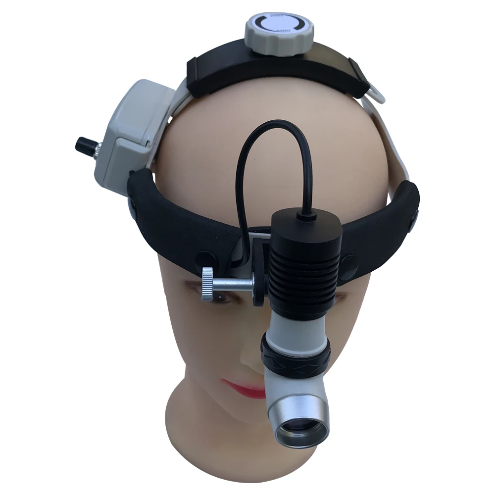 

5W LED High Intensity Wireless Rechargeable Oral Dental ENT Surgery Integrated Medical Head Light Lamp Headlamp Headlight