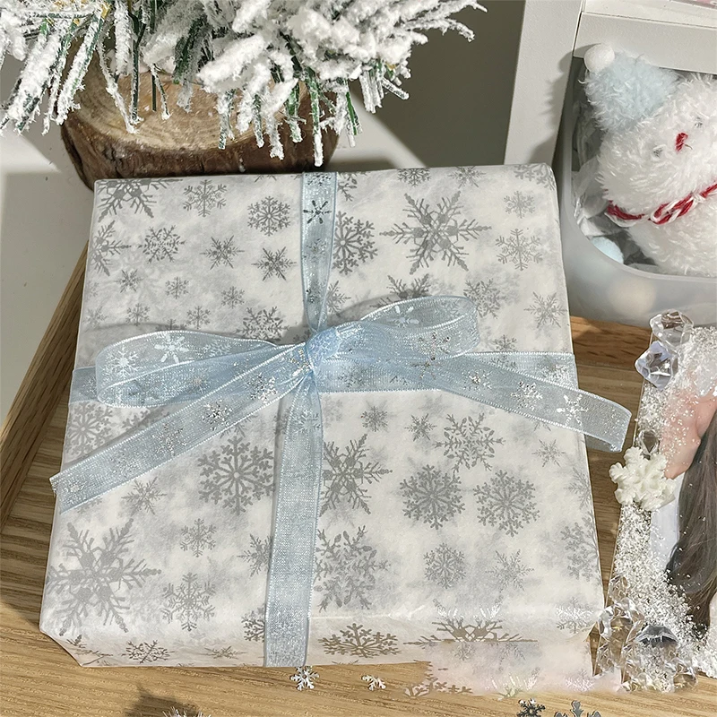 Снежинка Сиднейская бумага для подарочной и цветочной упаковки ручная заготовка