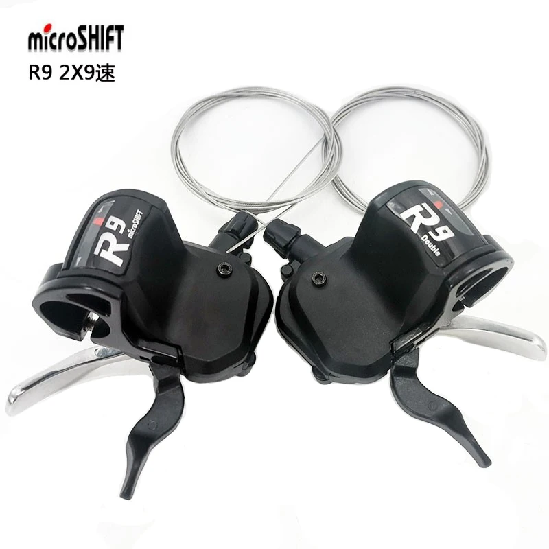 

MicroShift Flat Bar Double/Triple 2X 9 3x10 Speed 18S 30S Thumb Shifters Bike Berailleur Compatible for Shimano bicycle parts