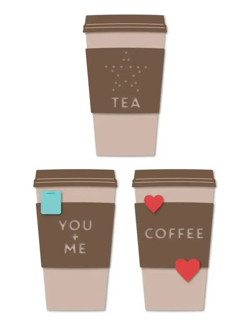 Химический набор металлических вырубных штампов для рукоделия скрапбукинга