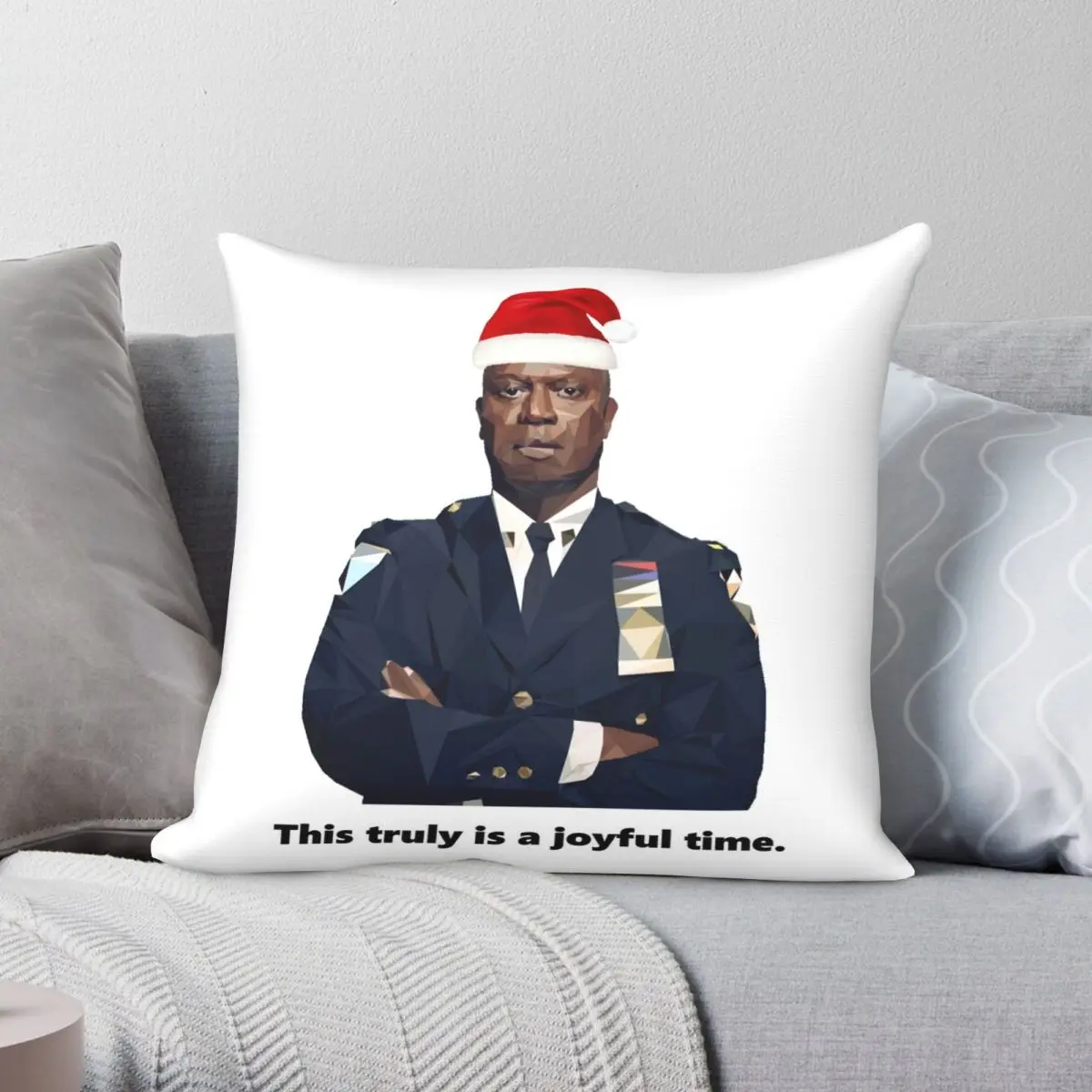 

Capt Holt Pillowcase Polyester Linen Velvet Pattern Zip Decor Throw Pillow Case Car Cushion Cover