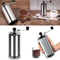 burr grinders kitchen tool gadgets coffee bean mill manual coffee grinder adjustable setting stainless steel