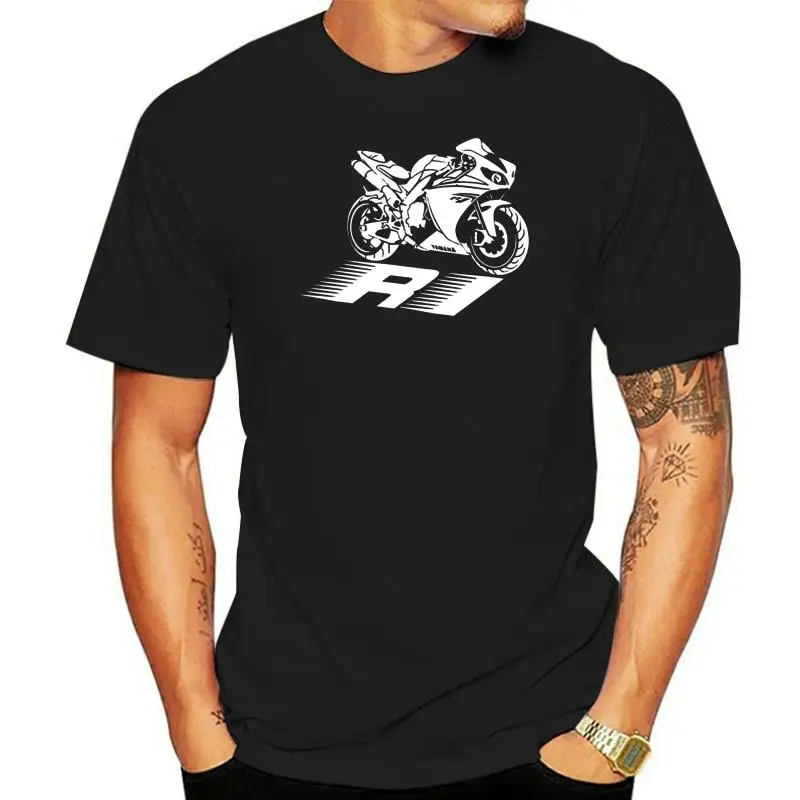 

Fashion 3D T-shirt R1 Motorcycle Print T Shirt Summer Men's Short Sleeve O-neck Cotton Shirts Hip Hop Tees Tops Streetwear