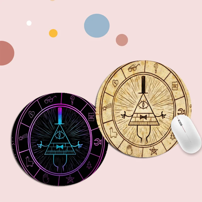 

Disney Gravity Falls 20x20cm Round Big Promotion Table Mat Student Mousepad Computer Keyboard Pad Games Pad For PC Mouse Carpet