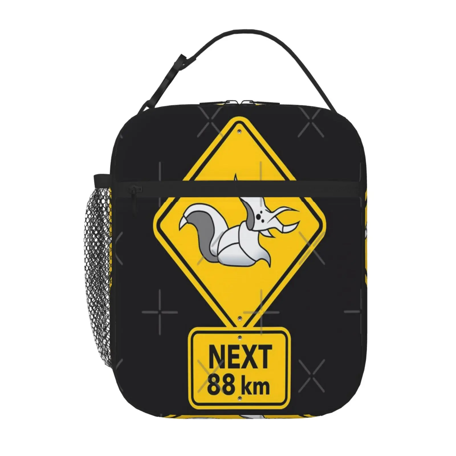 

Rimworld Megaspider Предупреждение дорожный знак ланч-тоут Kawaii сумка для ланча Детская сумка для ланча