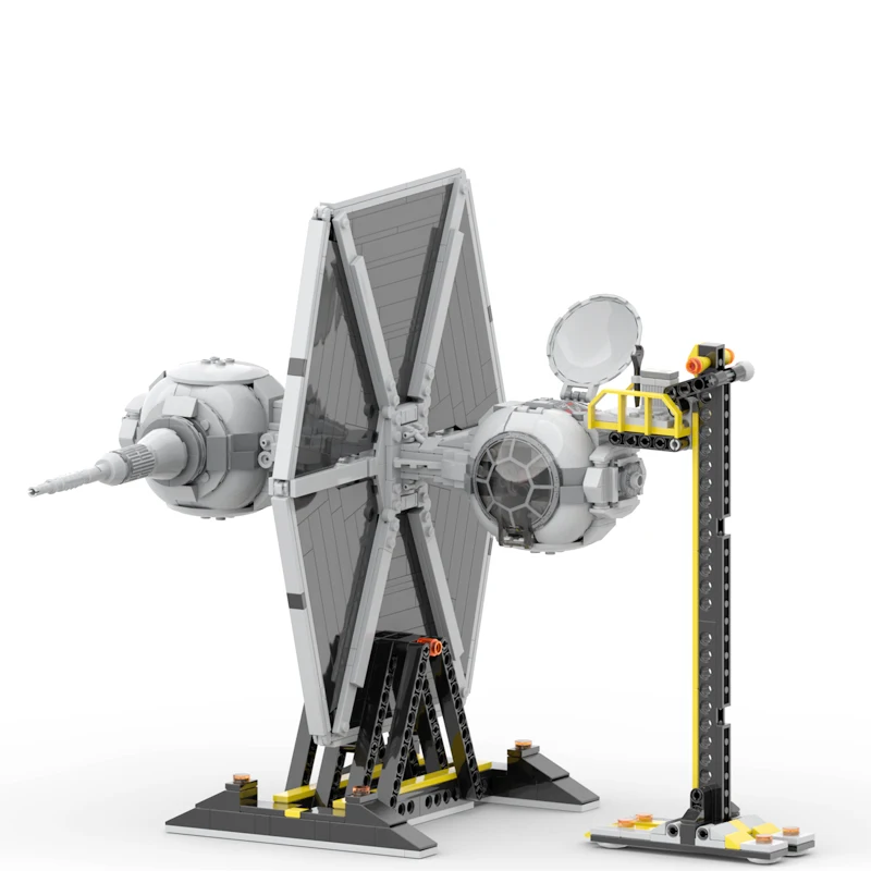 892 Pcs Mocs Sets Star Movie Spaceship Model Bricks TIE Bizarro (TIE/e1) Experimental M1 Starfighters Kits Builidng Blocks Toys