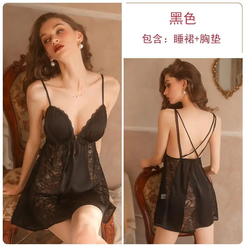 

Female Night Gowns For Women Womens Sleep Wear Simplicity Nightdress Fashion Pajama Dress Night Slip Sleep Dress Womensexy Dree