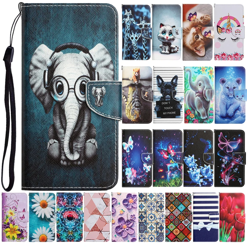 

For Xiaomi Redmi 9C NFC Case Fundas For Xiomi Redmi 9C NFC Redmi9C Nfs Redmi9 9C Leather Flip Cases Phone Cover Floral Capa