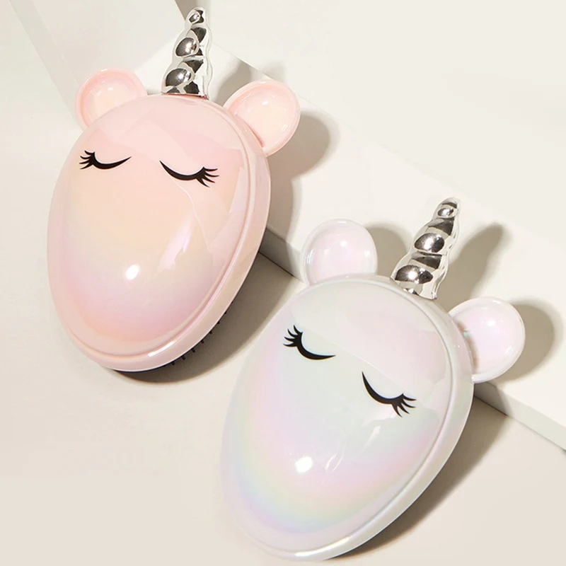 

1 шт., Антистатическая Массажная расческа для волос в виде единорога