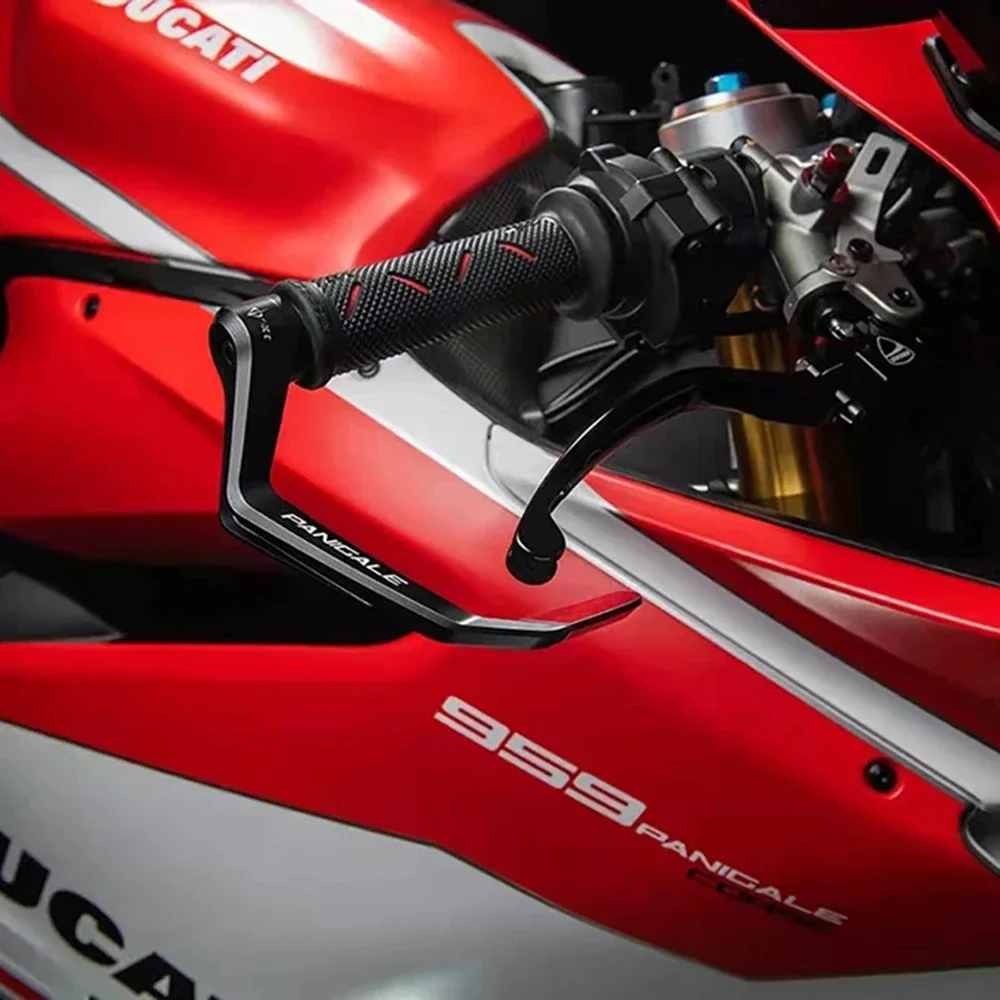 Фото Для DUCATI Panigale SR PANIGALE V4 V4S V4R V4SP Руль с ЧПУ Тормозные рычаги сцепления Protector v4s Защита сцепления от столкновений №2