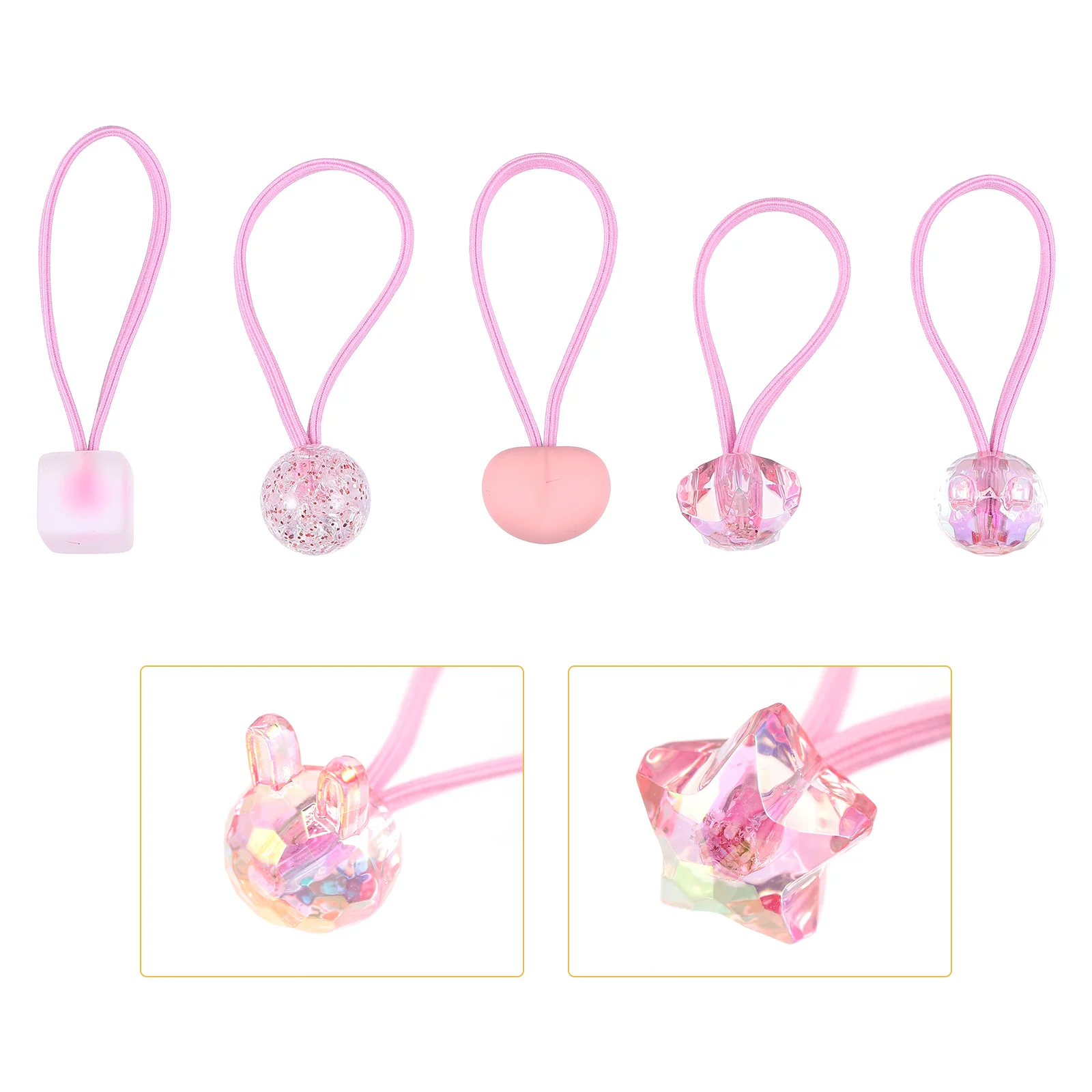 

10 Pcs Hair Accessories Rope Baby Girl Accessory Girls Seamless Bands Plastic Rings For women