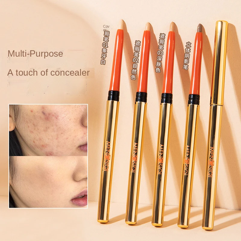 

Ultra-fine Concealer Pen Three-Dimensional Eyeshadow Concealer No Trace Repair Natural Brightening Exquisite Comestic Wholesale
