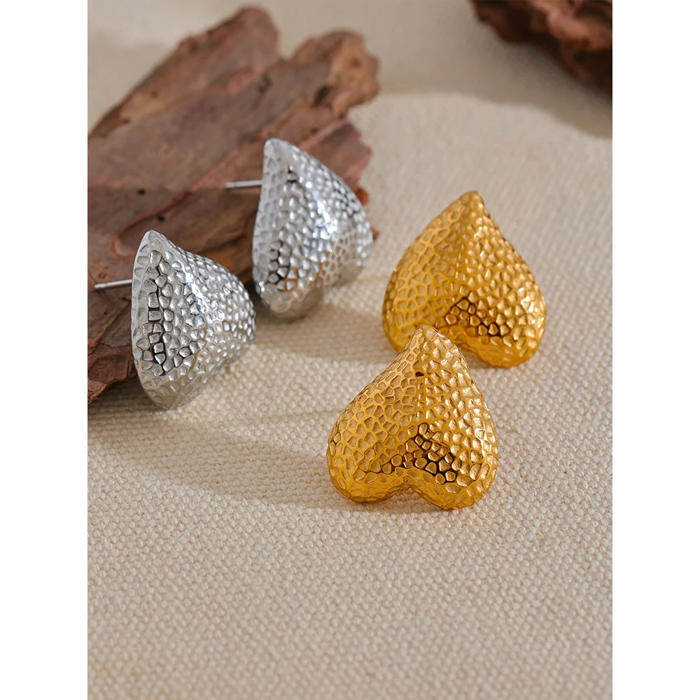 Yhpup модные романтические металлические индивидуальные серьги-гвоздики в форме